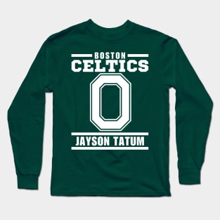 Boston Celtics Tatum 0 Basketball Player Long Sleeve T-Shirt